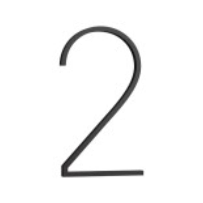 HUSNUMMER CONTEMPORARY L SORT 2 