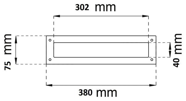 BREVINDKAST 648 380X75 FORNIKLET