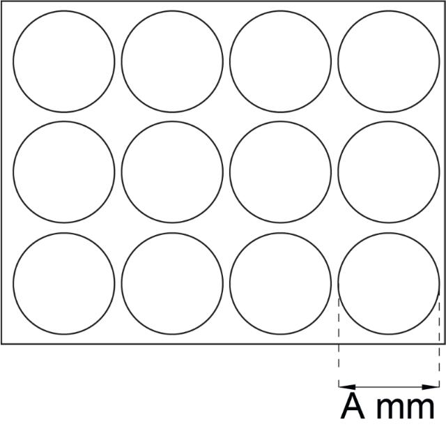 FILTKNOP SELVKLÆBENDE 38MM 4 STK 