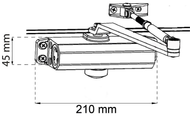 DØRPUMPE HABO DS 1604 SORT