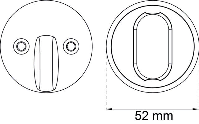 CYLINDER-VRIDER SÆT F40 SORT