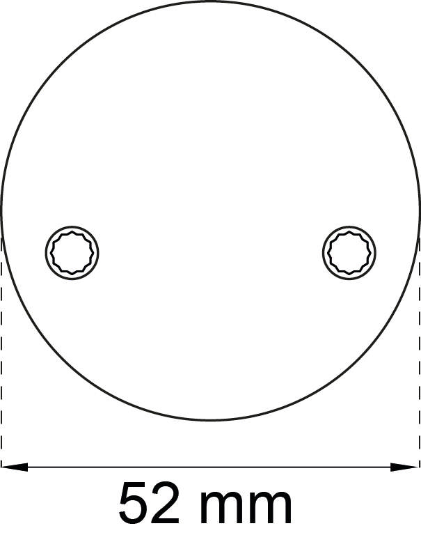 BLINDSKILT F4265 SORT