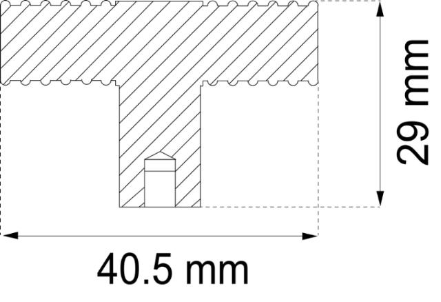 MØBELKNOP HARRY 50 MM KROM