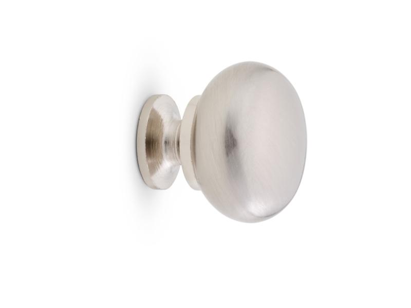 MØBELKNOP NOEL 30 MM BØRSTET KROM