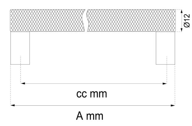 MØBELGREB SELMA CC160 MM SAND