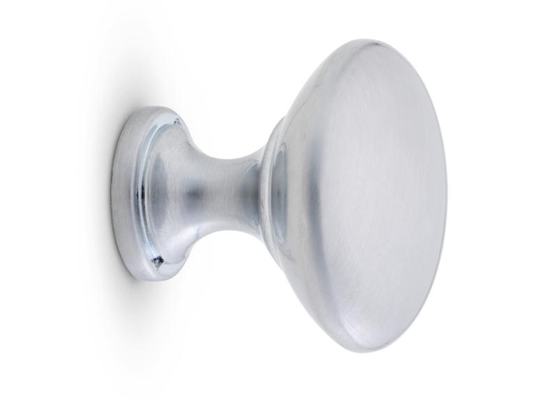 MØBELKNOP AMADEUS 27,5 MM BØRSTET KROM