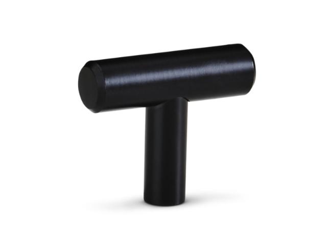 MØBELKNOP NATHAN 40 MM  SORT