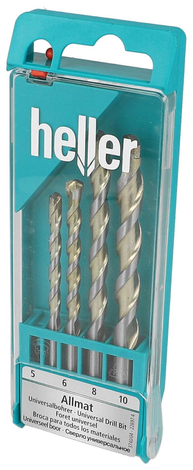 Heller unibor cordless 4 pcs, 5,6,8,10mm set