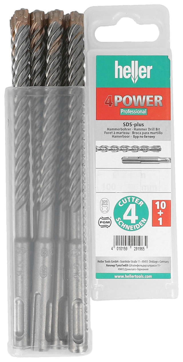 Heller hammerbor 4 skærbor 12x160 mm pk a 11 stk.