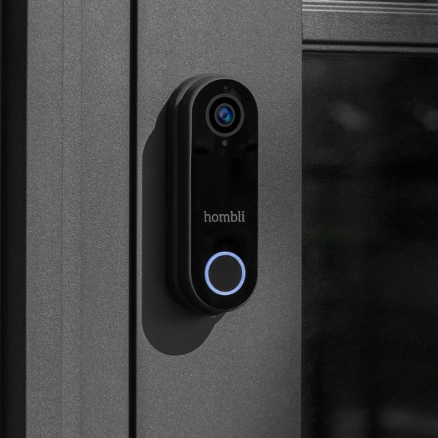 Hombli Smart Doorbell 2 Pack (Doorbell 2 + Chime 2), Black
