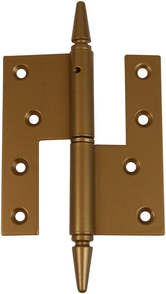 DOOR HINGE WITH/FIGURE KNOB Phosphate Yellow/Gold Right
