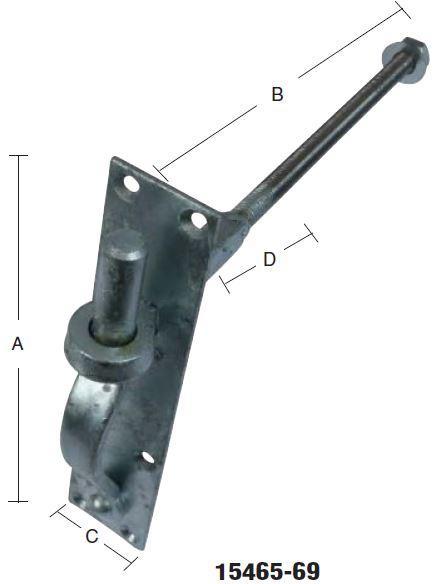 PLADESKRUESTABEL 16 MM Varmforzinket  -