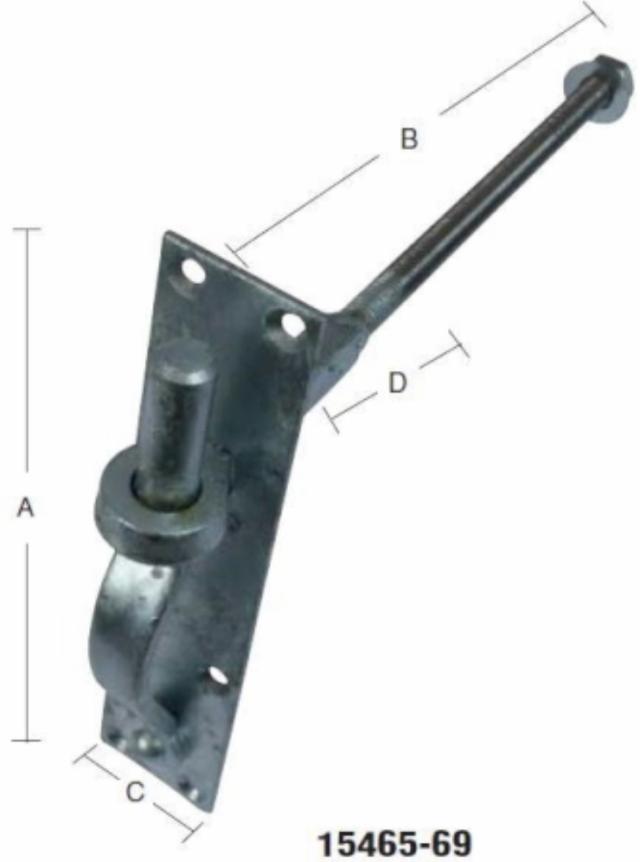 PLADESKRUESTABEL 19 MM Varmforzinket -