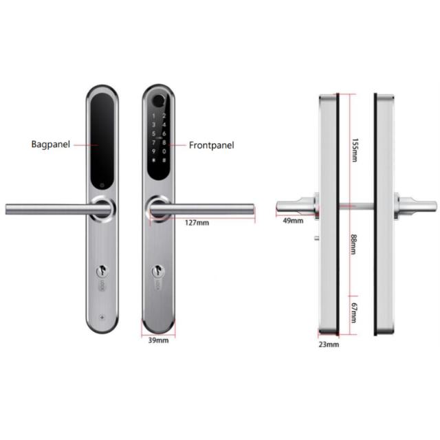 Jasa GUARD til profilcylinder CC72, sølv