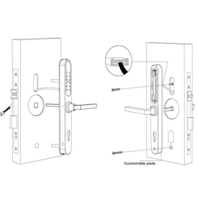 Jasa GUARD til profilcylinder CC72, sølv