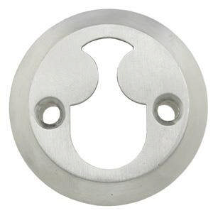 Rokoko cylinderring børstet Rustfri stål 6mm