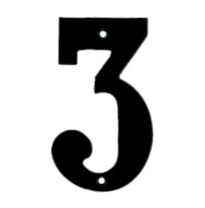 Husnummer 572 3 Sort 140 mm