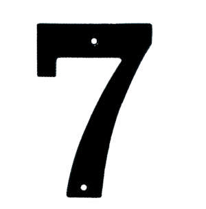 Husnummer 572 7 Sort 140 mm