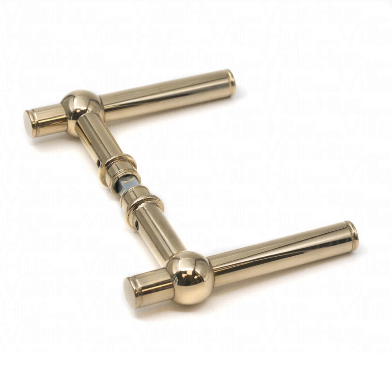 Dørgreb 8014 (u/besætning) Skodsborg Messing Poleret Uden lak Ø14mm