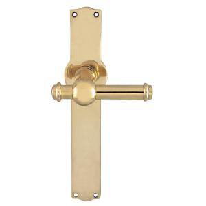 Door handle Ordrup 7014 Cross handle Large w/long sign L22 G MPU 92