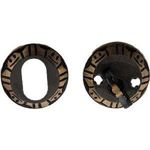 Cylinderring + Vrider 1472/73 Oval cyl. cc30 Antik 11mm Ø57