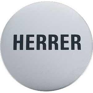 Skilt rund tekst 6008 Herrer Rs Ø60mm