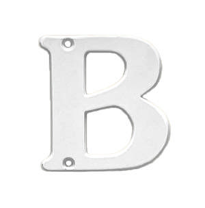 Bogstav 565 B Hvid 78 mm