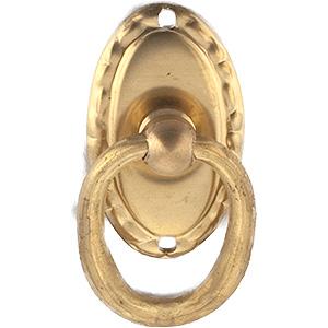 Møbelgreb 276 Messing Poleret med lak 21X38mm CC32