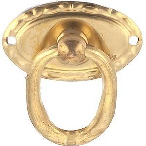 Møbelgreb 273 Messing Poleret med lak 21X38mm CC32