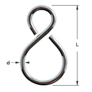 S-Krog 1003 A-symetrisk lukket Ni 18x1,7mm