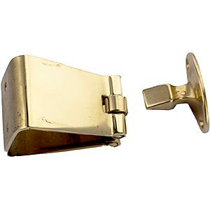 Dørholder 5073 Messing Poleret Uden lak 72 mm