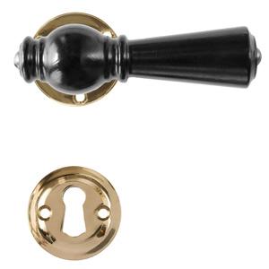 Door handle Østerbro 670 w/wood screws (1770T) Black MPU