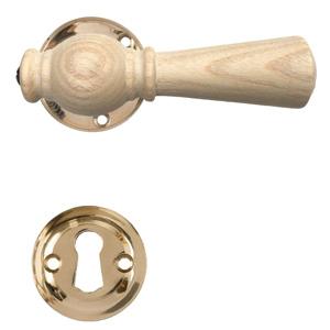 Door handle Østerbro 670 w/wood screws (1770T) Ash MPU