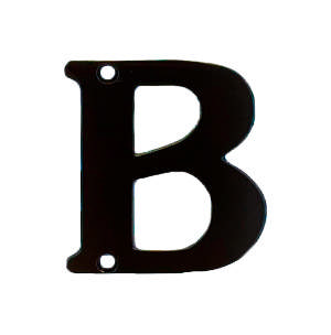 Bogstav 565 B Sort 78 mm
