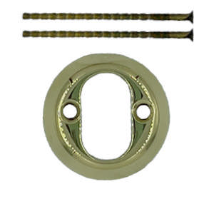 Cylinderring indv. Messing Poleret Uden lak 8mm Ø50