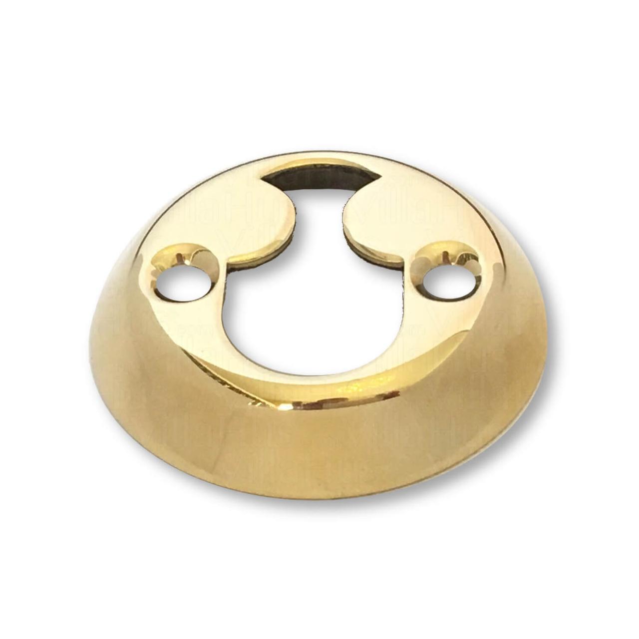 Cylinderring Rokoko Messing Poleret Uden lak 18mm Ø50