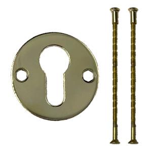 Cylinderring PZ-cyl. sæt. cc38 Messing Poleret Uden lak 2mm Ø50