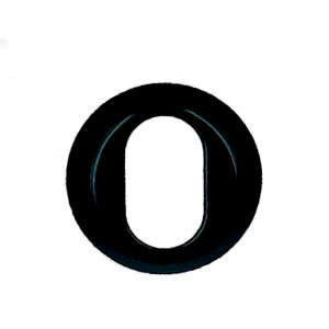 Cylinderring udv. Sort 6mm Ø50