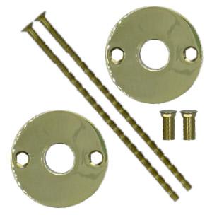 Rosetter 1980 Plan CC38mm Messing Poleret Uden lak ø15 x Ø50