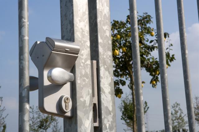 Locinox låsekasse m. kodelås på begge sider, t/ svinglåger