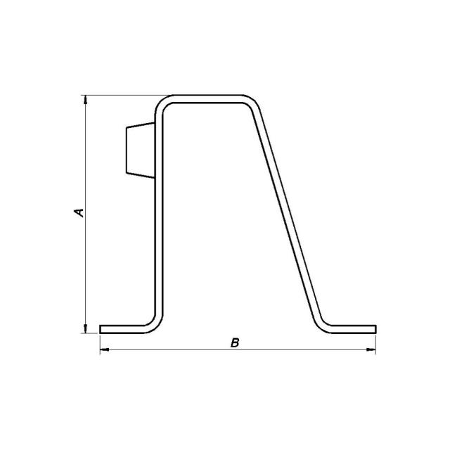 PN DØRSTOPPER 180MM VMZ