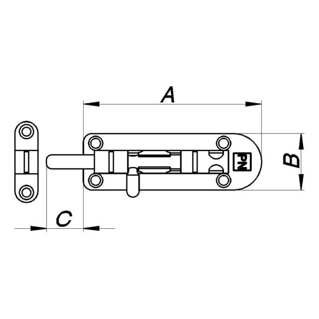 PN DESIGN SKUDRIGLE 105MM FINSTRUKTUR SORT