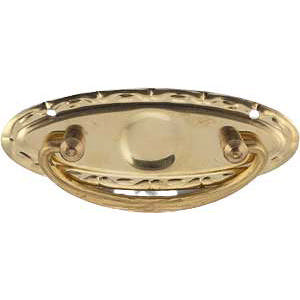 Møbelgreb 271 Messing Poleret med lak 78x28 mm