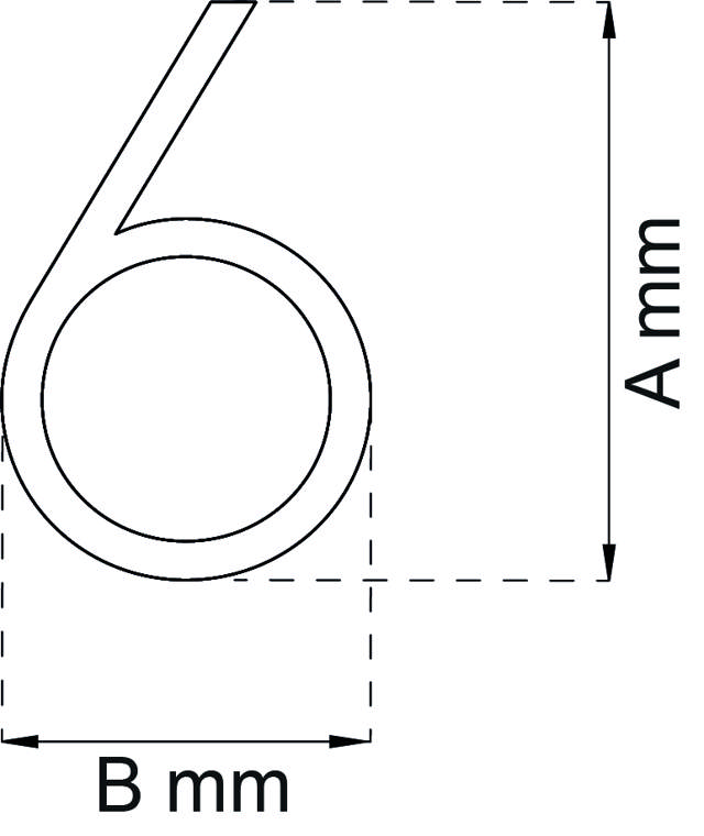 HUSNUMMER CONTEMPORARY L SORT 6 **Restparti**