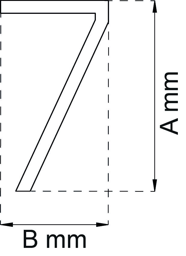HUSNUMMER CONTEMPORARY L SORT 7 **Restparti**