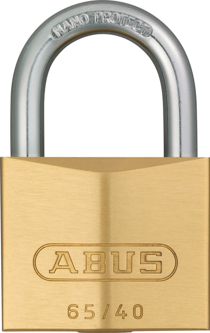Abus hængelås 65/40 ensl. 6404 **RESTPARTI**