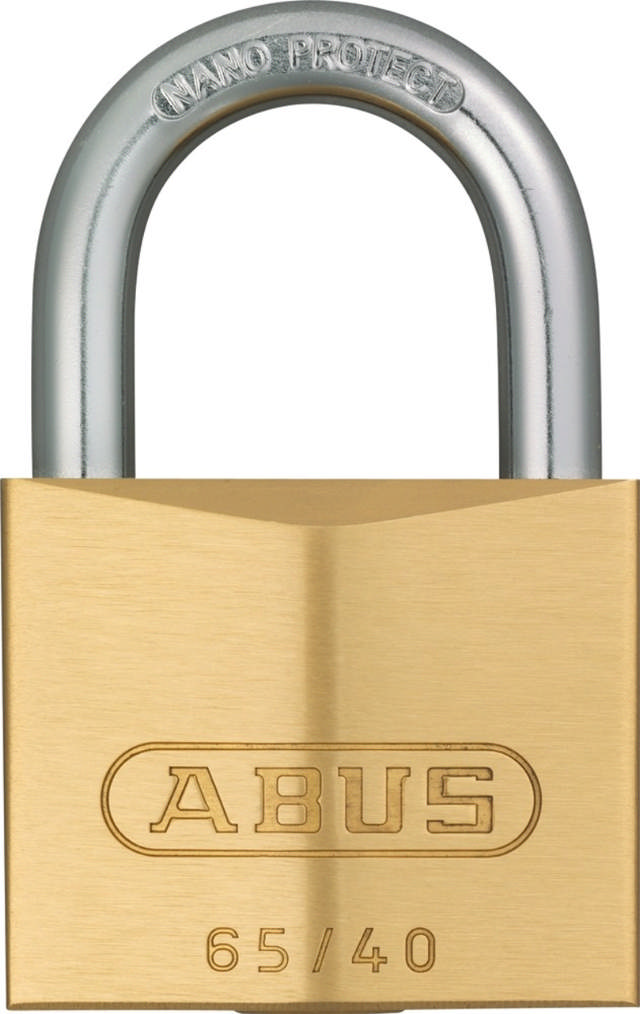 Abus hængelås 65/40 ensl. 6404 **RESTPARTI**