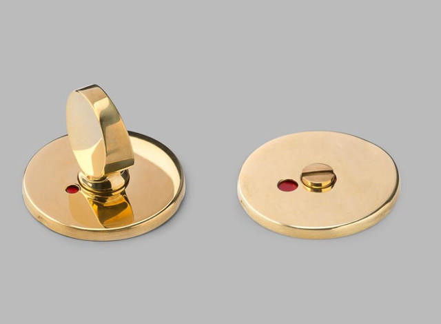 Arne Jacobsen toiletbesætning CC38 klipsroset, messing