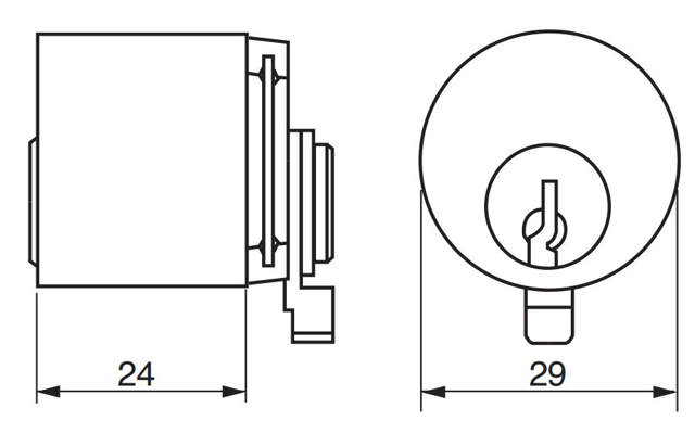 Ruko Cylinder RD1650 Messing 