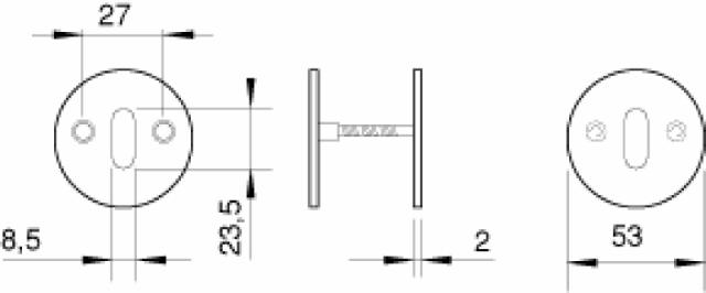 Ruko scanflex nøgleskilt, sæt, RS, CC27